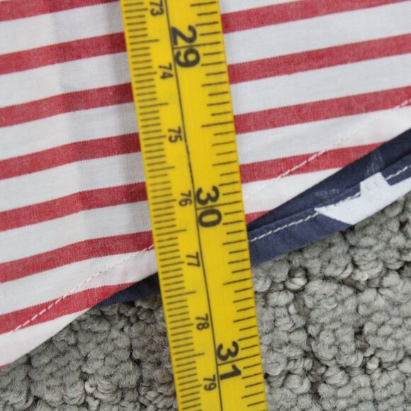 Brook Brothers Shirt Men Large Multicolor Short Sleeve American Flag Collared NW - Picture 9 of 9